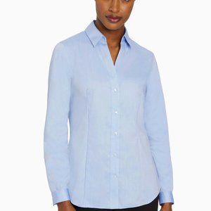 Jones New York Easy Care Shirt - Size 4 - Blue